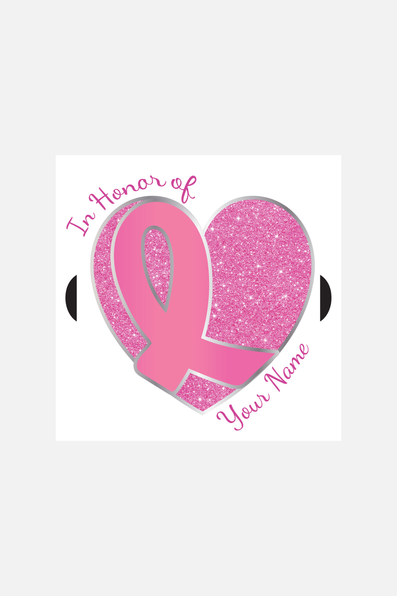 In honor of custom square signs for breast cancer awareness month.