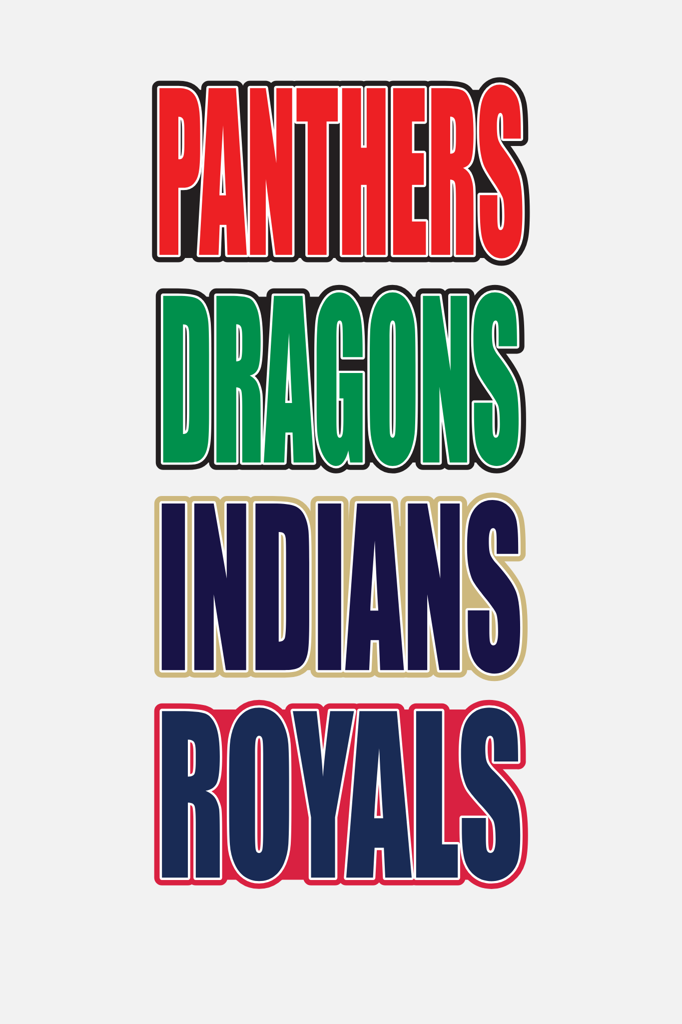 Mascot Name Chant Sign