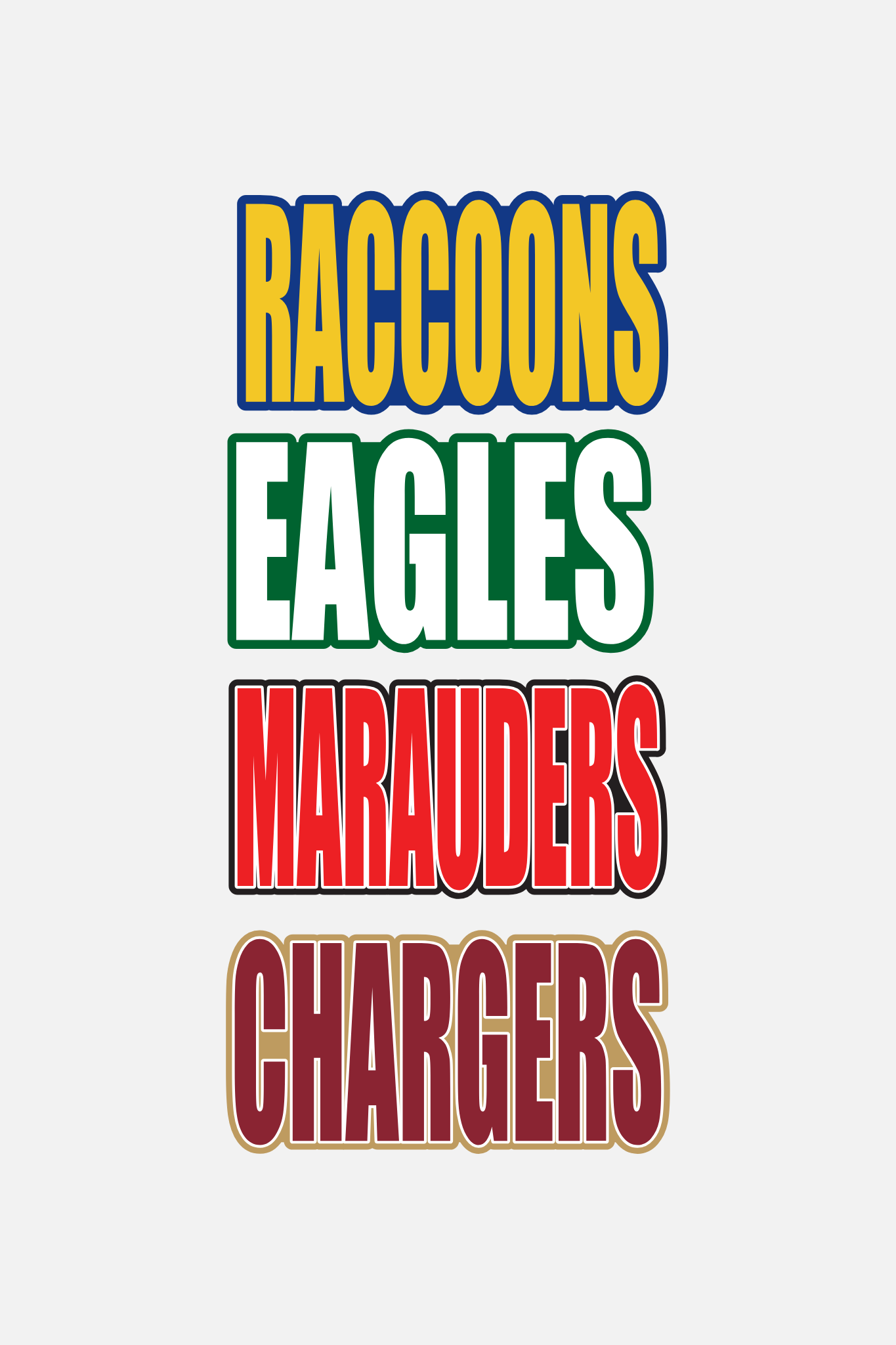 Mascot Name Chant Sign
