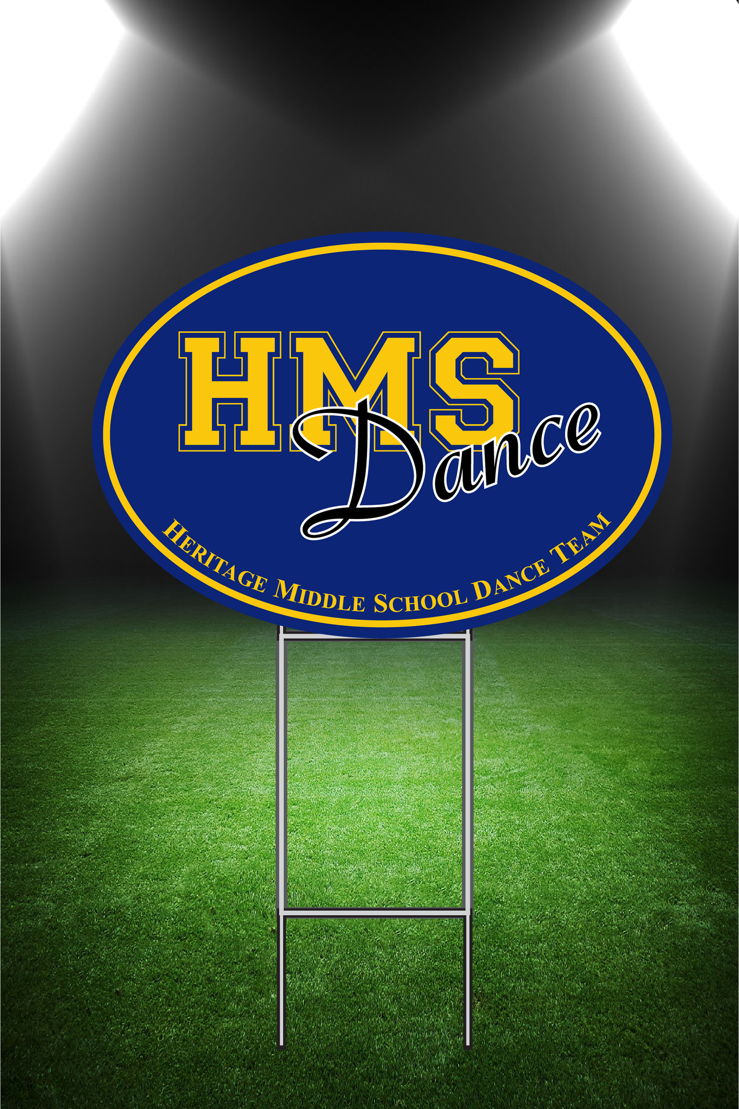 Oval Yard Sign