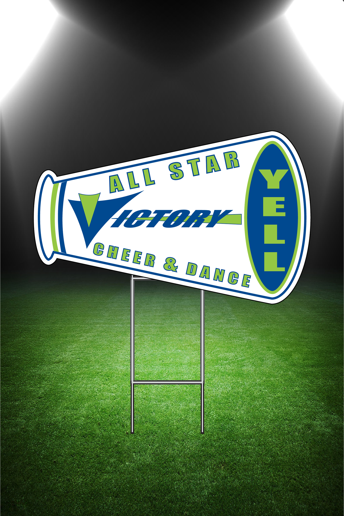 Megaphone Horizontal Yard Sign