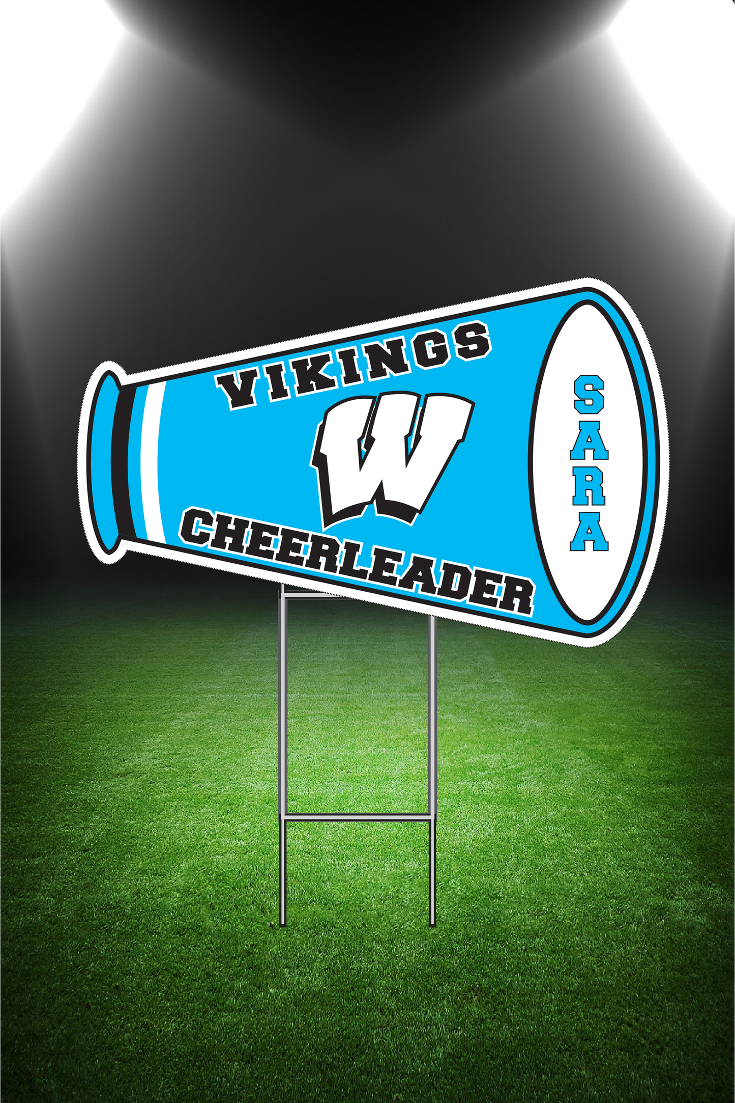 Megaphone Horizontal Yard Sign