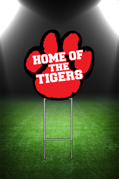 Paw Yard Sign